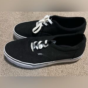 Vans Black Canvas Sneakers